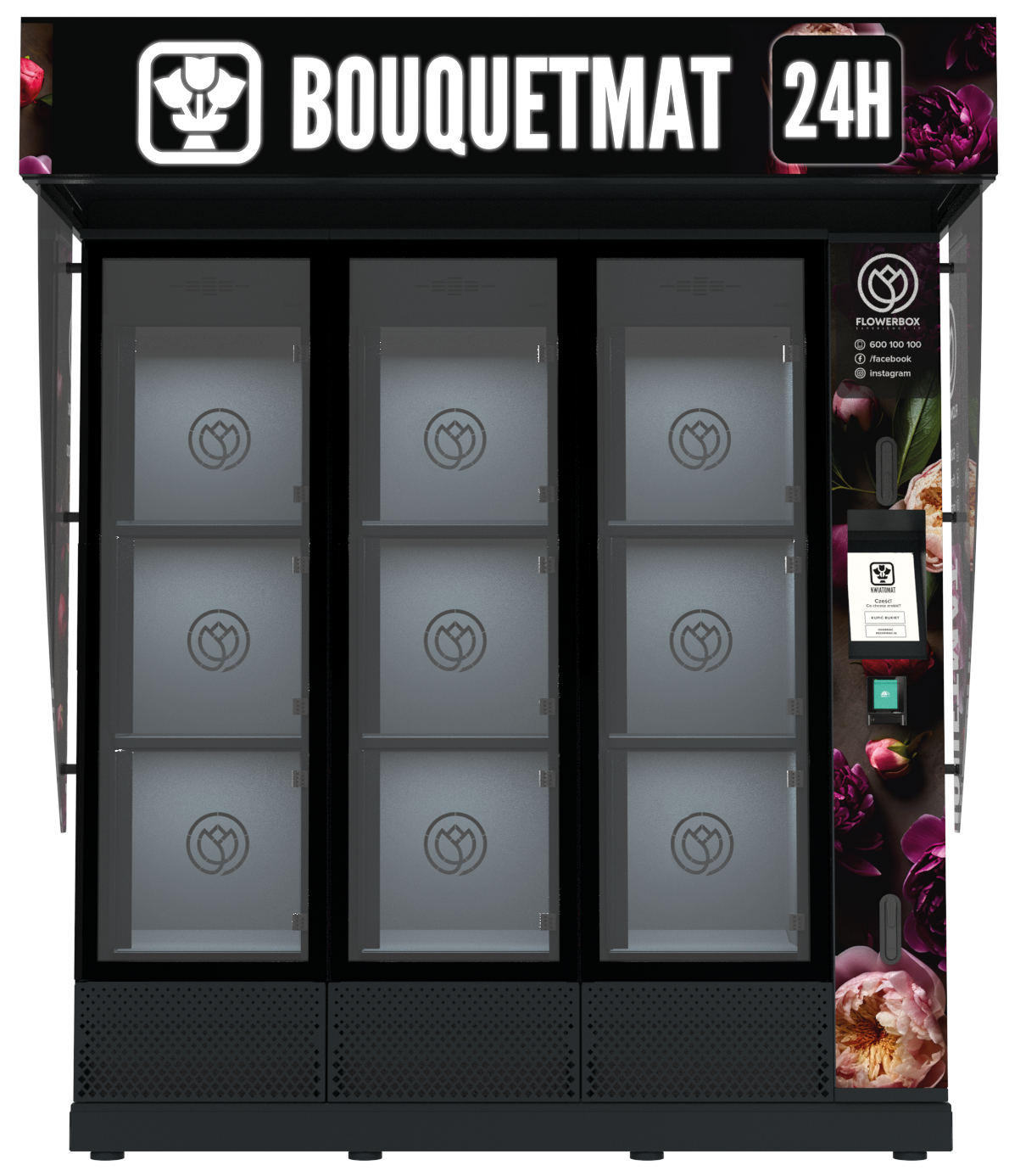 BOUQUETMAT Blumenautomat mit 9 Fächern