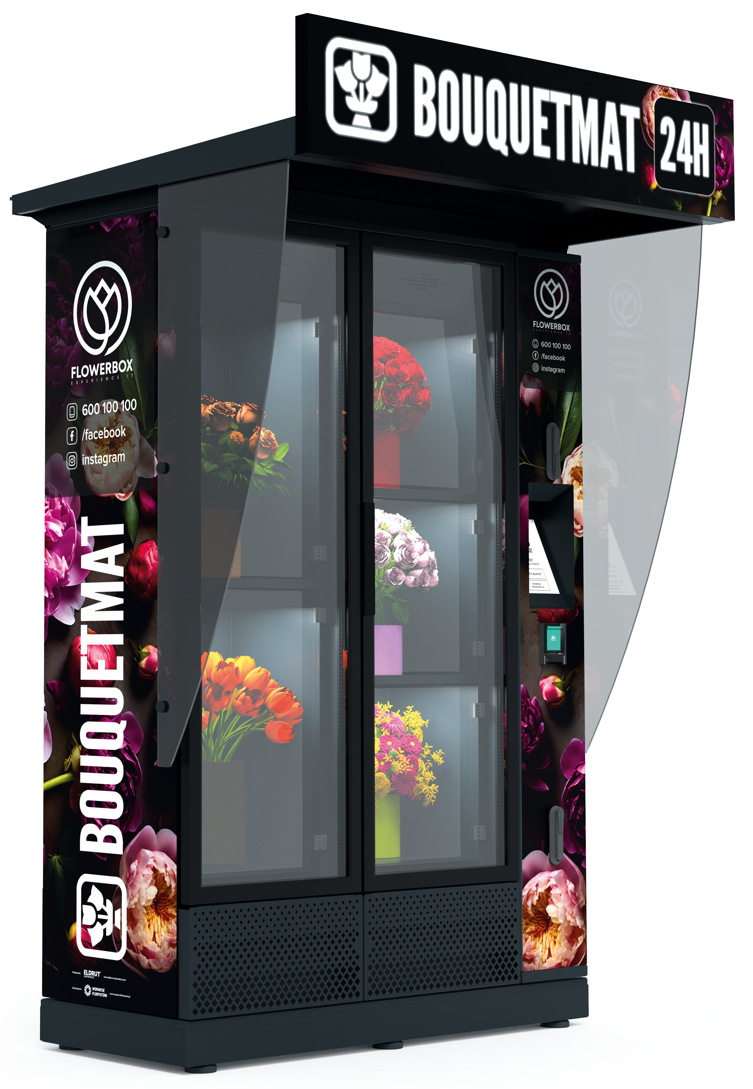 Blumenstrauß im Automaten